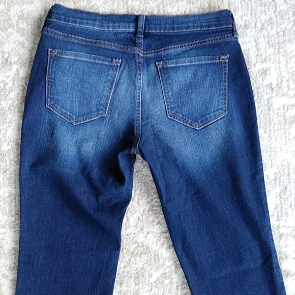 Old Navy Boyfriend Straight Distressed Jeans 4R Blue - Picture 8 of 16